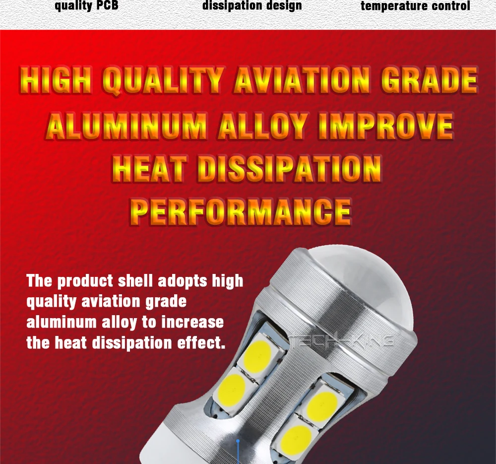 TECH-KING Auto Super bright LED White 3030 chip 10SMD 168 W5W with lens width light 12V 2W license plate light T10 decoded bulb