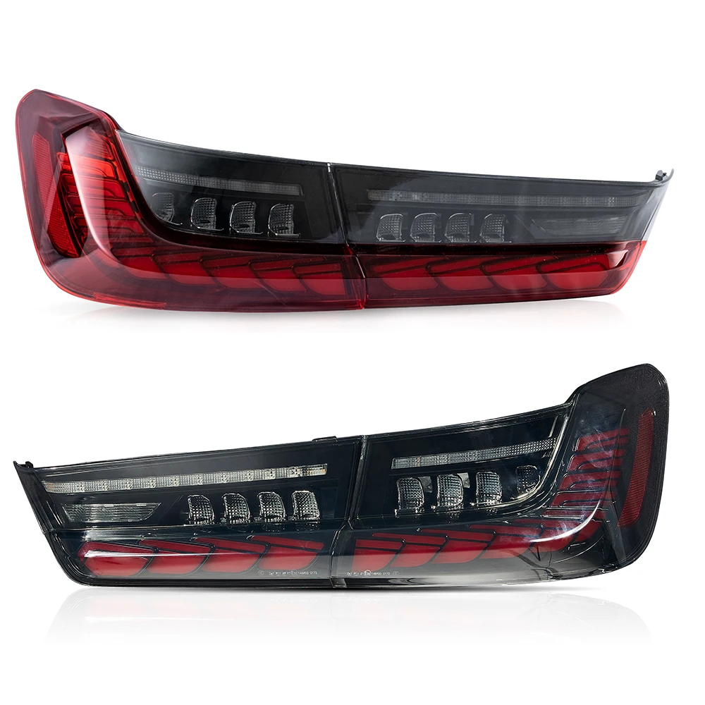 product modified to dragon scale led taillight tail lights assembly for bmw 3 series g20 g80 320i 2019 2023 taillights plug and play-7