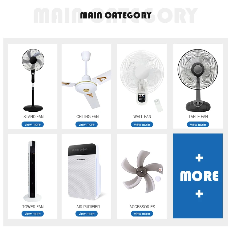 Electronic Stand Floor Fan, Plastic, Electric, Aluminum - detail 14