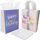 Personalized Bag Party Bags Personalized Custom Cartoon Color Paper Bag Party Bags Paper Happy Birthday Paper Bag