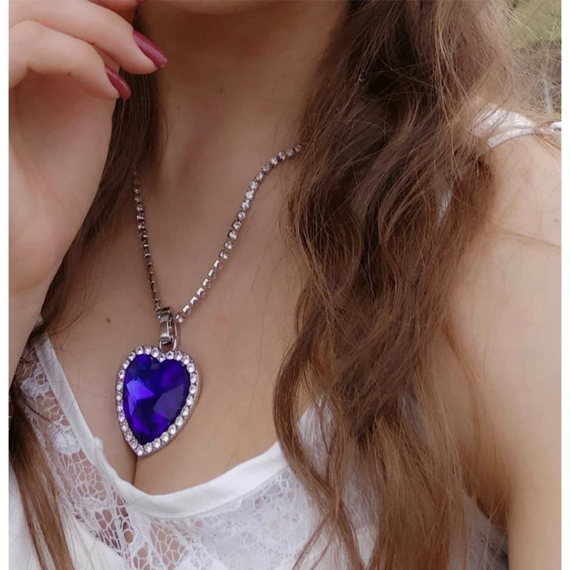 Women Crystal Titanic Heart Of Ocean 