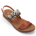 Trend Ladies Ankle Strap Sandals Comfortable And Fashionable New Trend Candy Color Ladies Ankle Strap Sandals Flat