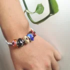 Glass Beads Handmade Murano Lampwork Glass Large Hole Beads Fit Diy European Charm Bracelet Accessories