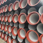 Coating Pipe Internal Cement Lining External Epoxy / Zinc Coating Watering Ductile Iron Pipe Specifications