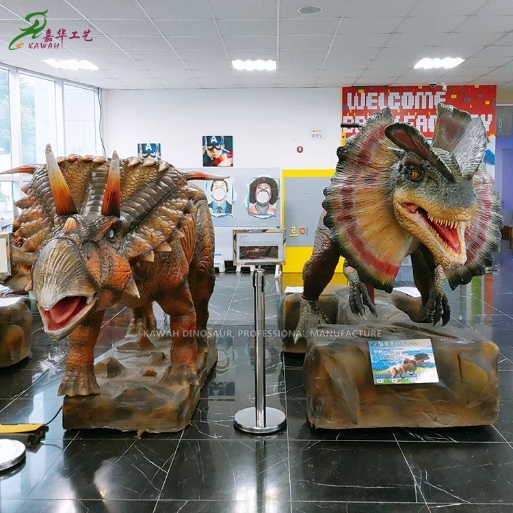 interactive dinosaur ride on