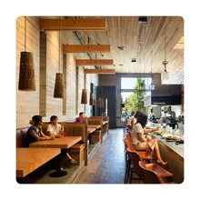A1 Fireproof Waterproof Concrete Board Concrete Building Materials Interior Wood Veneer Wall Panels For Coffee Shops Stores