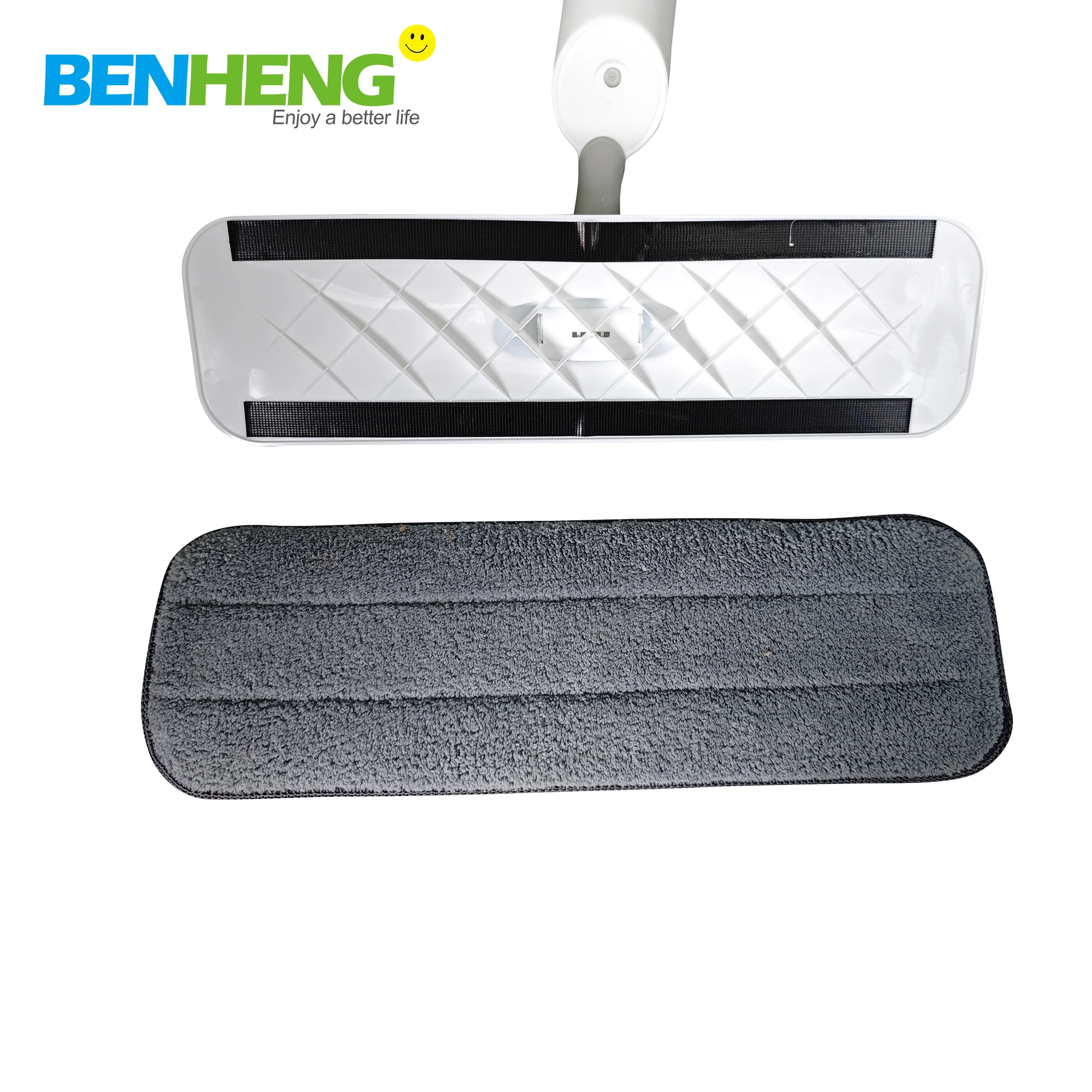 360 Aluminum Spray Mop with Refillable Bottle and Washable Microfiber Pad Dry and Wet Three-section Rod Mops for Floor Cleaning