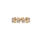 Ring 2021 Fashion Hot Sale Popular Snow Flower Shape Diamond Rhinestone Zinc Casting Ring Jewelry For Women