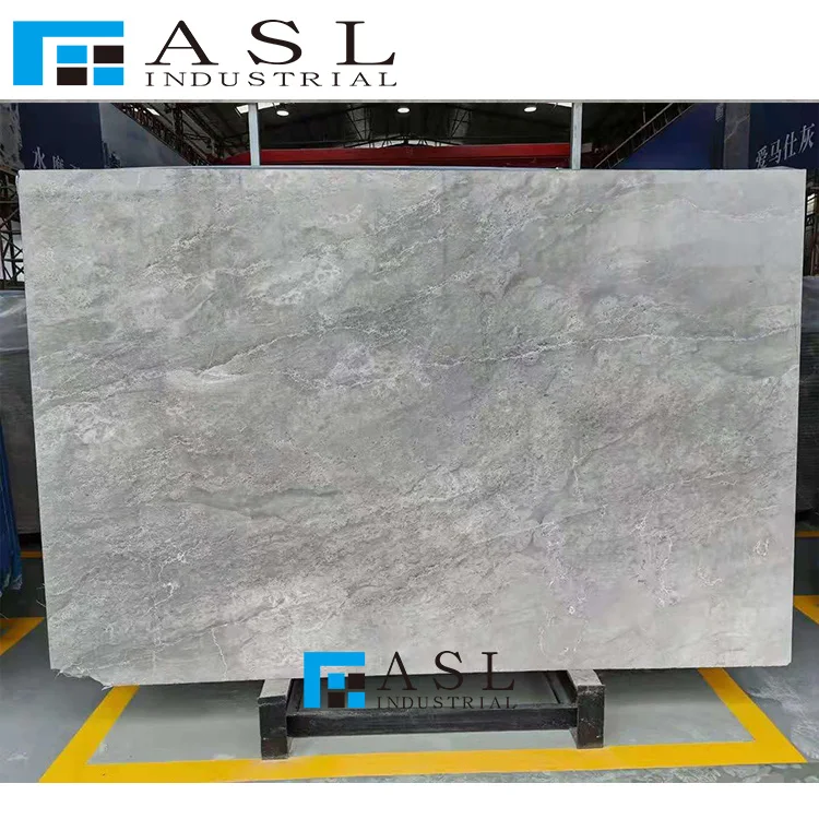 Factory direct Italy nebula grey sahara marble slab yeni grey lido buffett artic grey marble like tile