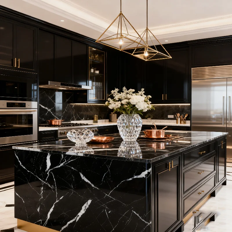 product nero marquina black marble countertops modern hotel black marble countertops vanity tops table tops marble design-7