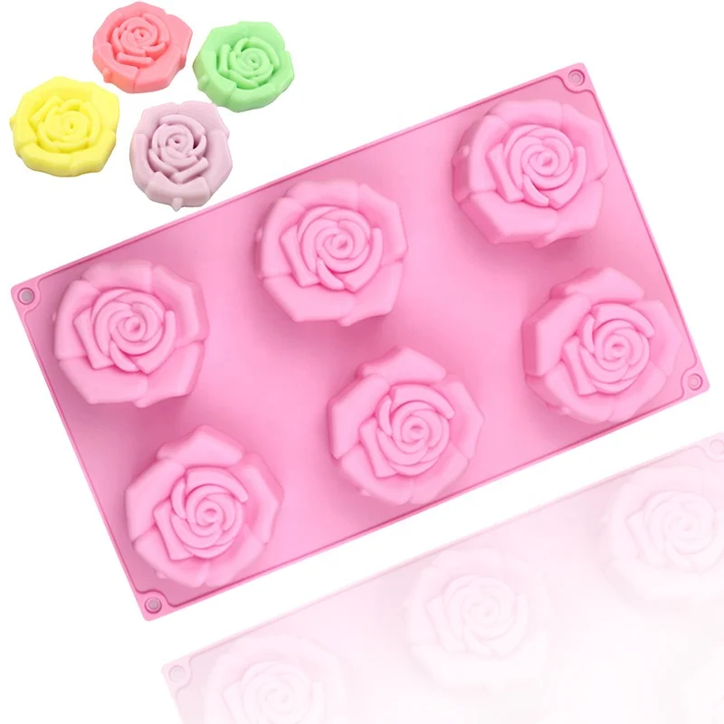 Wholesale Customize Color Flower Shape Chocolate Jelly Molds Making Pastry Silicone Moulds Cake Baking Tools