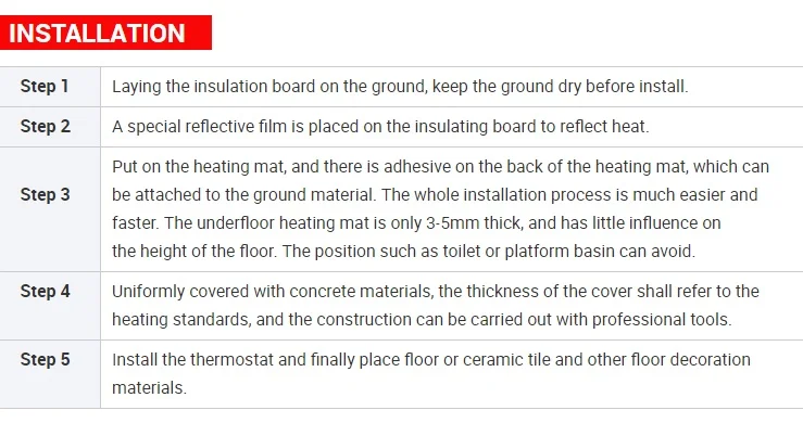 Other Home Heaters, 200W/m, Waterproof - detail 4