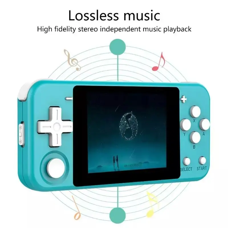 Handheld Game Player 3.0 inch IPS Screen 16GB Dual Open Source System Q90 Game Console