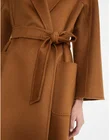 Coat Cashmere Coat 100% Women Mongolia Cashmere Coat With Belt
