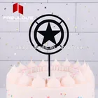 Silver Wedding Gold 1 Cake Topper Arabic Silver Cake Birthday Wedding Decoration Mr Mrs Cake Topper