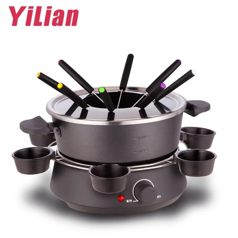 Verlichten geleider laat staan Chinese Cheap Stainless Steel Chocolate Cheese Cooking Pot Electric Fondue  Set - Buy Fondue Set,Chinese Fondue Set,Electic Fondue Pot Product on  Alibaba.com