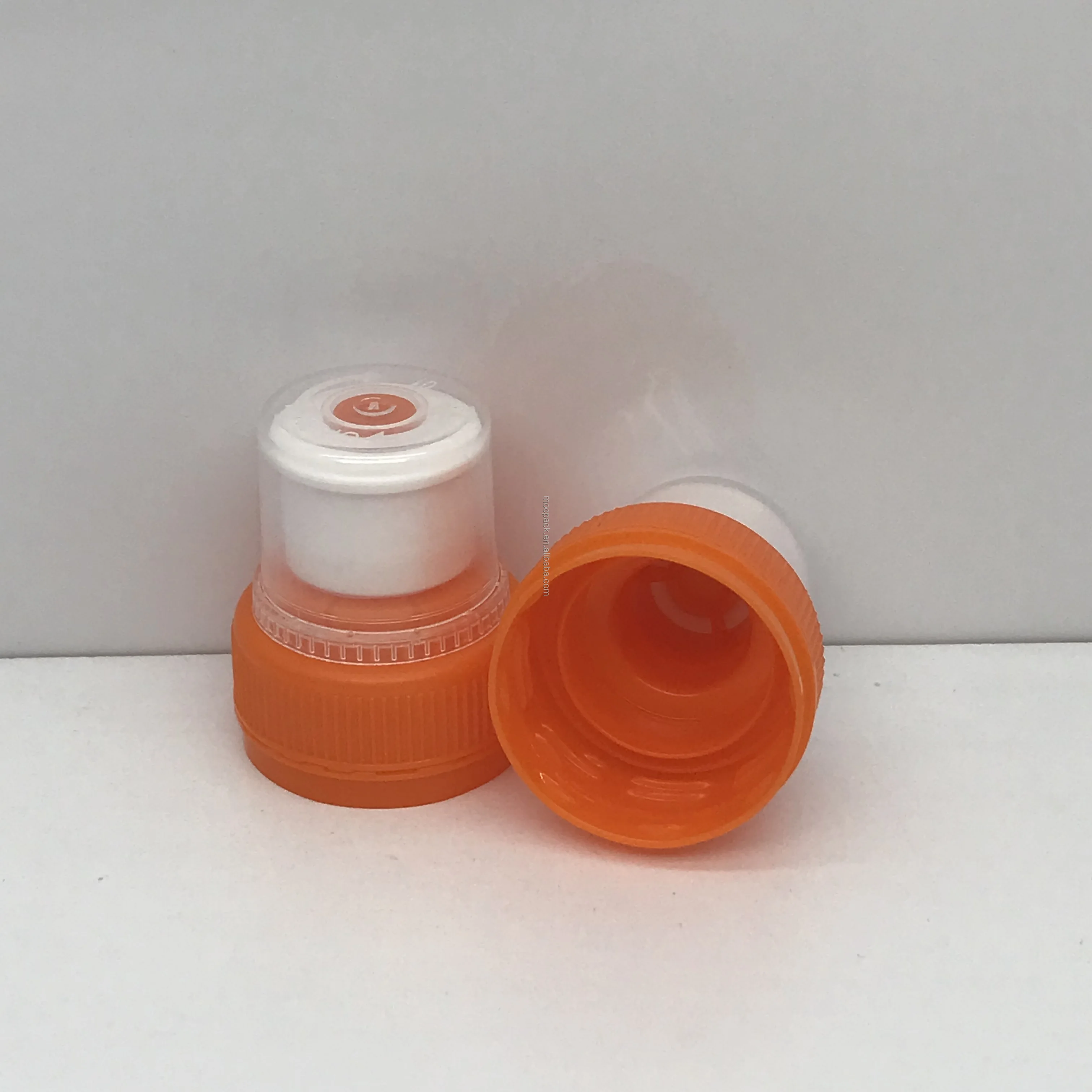 product wholesale 28mm sport water bottle lid plastic screw push pull cap for juice beverage bottles-28