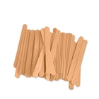 Flat Sticks Disposable Wooden Stick Disposable Natural Bulk Flat Wood Popsicle Sticks