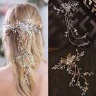 Accessories Wedding Full Crystal Wedding Tassel Comb Handmade Wedding Head Accessories Bridal Hair Jewelry