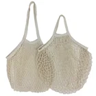 Tote Bag Cotton Bag Manufacturer Summer Hot Selling Fashion New Cotton Mesh Net Tote Bag