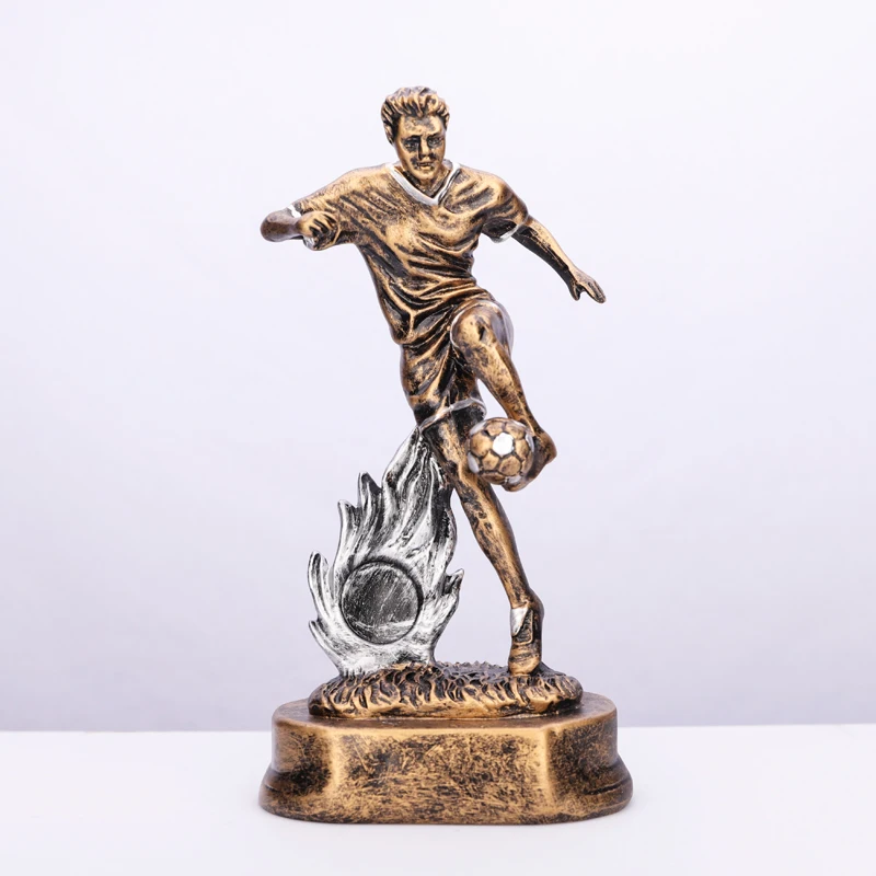 product new arrive various designs sports resin trophy basketball football award for custom logo etching-32