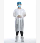 Coat Hot Sale White Long Sleeve Water Proof Laboratory Gowns Level 2 Visitor Lab Coat For Doctor