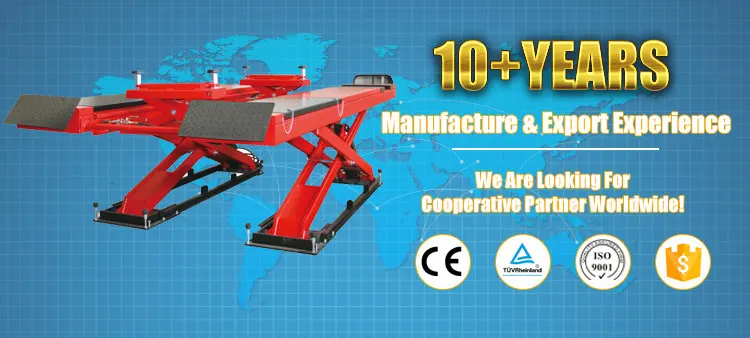 Hydraulic In Ground Pulley Scissor Lift Csl H P Kg Capacity For