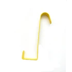 Hanger Hook Metal Hook Christmas Wreath Door Decor Display Hanger Hook Powder Coating Yellow Plastic Dipping Metal S Hook