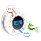Wire Fire And Shockproof Design Hard Wire DC3V Battery Smoke Fire And Carbon Monoxide Detector