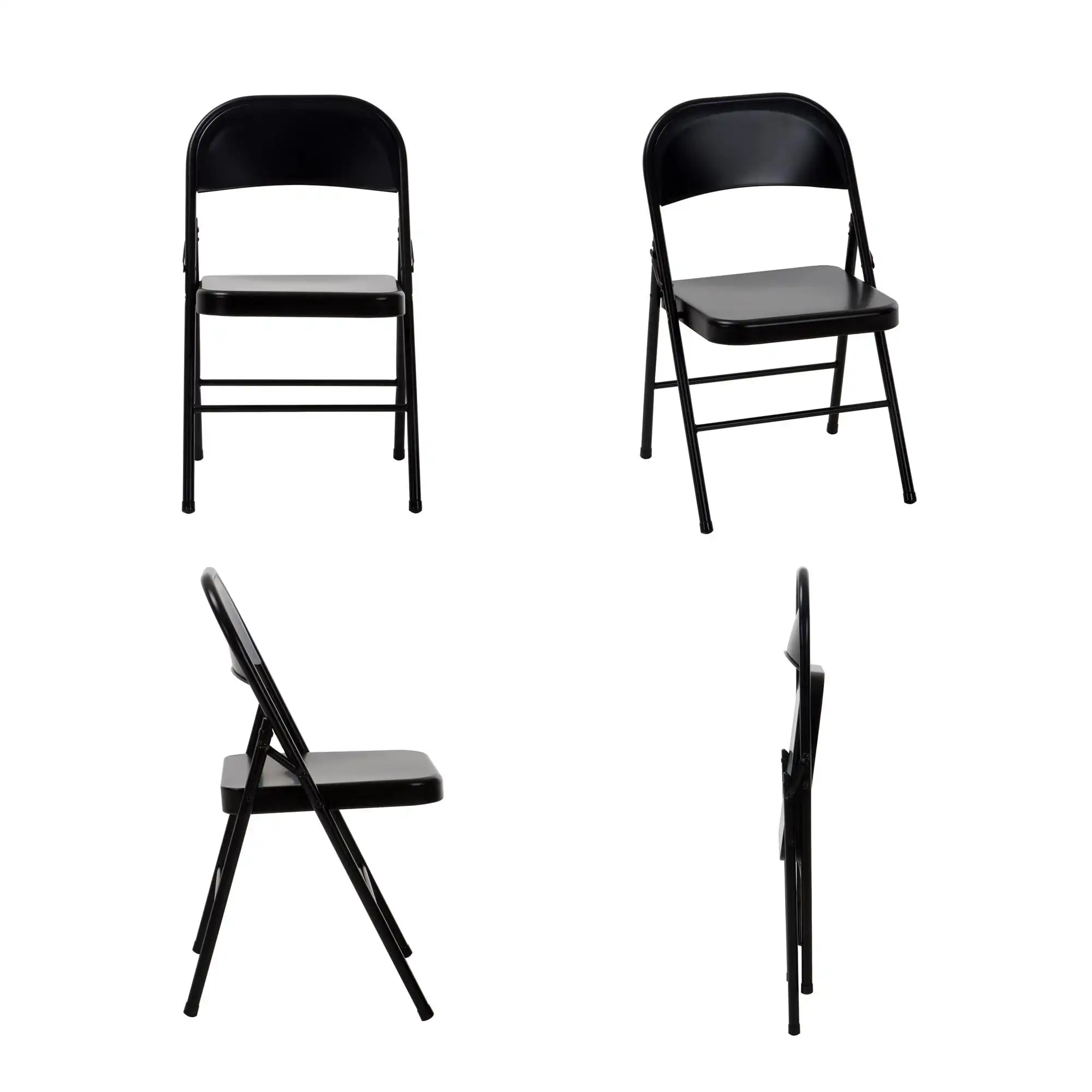 Modern Design Stackable Black Folding Tables And Chairs For Events