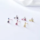Valentine Silver Cupid's Arrow Valentine Gift Stud Earrings Atmospheric Fashion 925 Sterling Silver Ear Needle