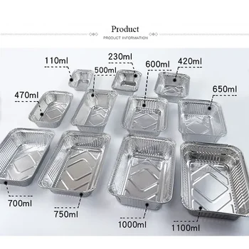 3004 Alloy aluminium food packaging Foil Roast Tray Disposable Aluminum Cups For Party Catering Baking