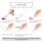 Finger Nail Glue COSCELIA Professional Nontoxic 10g Fast Drying Mini Finger Nail Glue For Press On Nail