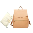 Bags Leather Diaper Bag Multi-function Nappy Large Capacity Baby Mummy Nappy Bags Premium Pu Leather Diaper Bag
