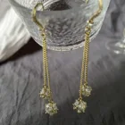 Earring Dangle Earrings Moissanite Jewelry Long New Earring Designs Zircon Crystal Dangle Earrings