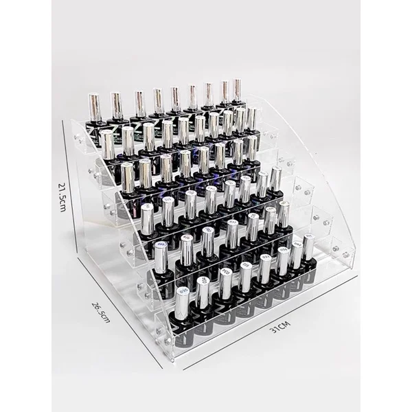 Acrylic Display Stand Multilayer Acrylic Shelf Rack Nail Gel Polish