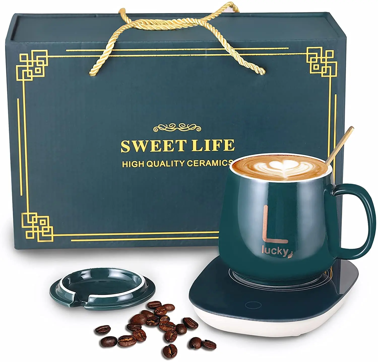 Taza Eléctrica Portátil Para Bebidas,Té,Café,Calentador Con Posavasos Para  Escritorio - Buy Taza De Café Caliente,Taza De Café Taza  Calentador,Calentador De Café Con Taza Product on Alibaba.com