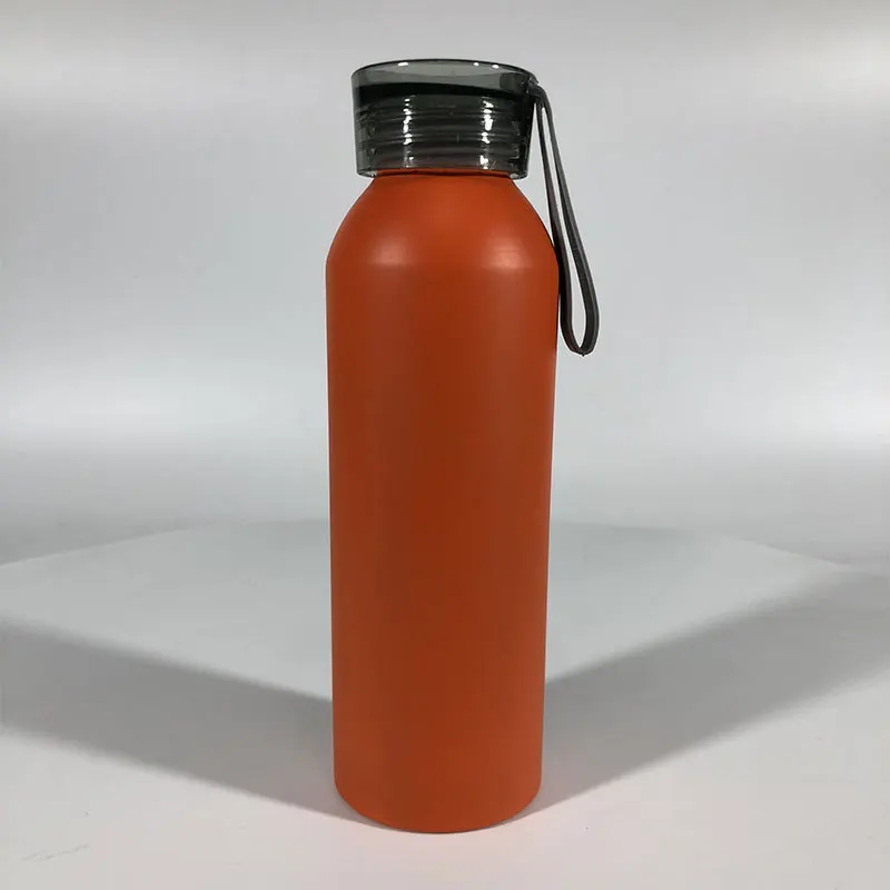 wholesale EHot Sale New Product Wholesale Custom Metal 650ml Aluminium Outdoor Sport Drinking Flask single Water Bottle