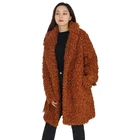 Fur Wholesale Lapel Fluffy Wool Long Teddy Jacket Ladies Loose Faux Fur Winter Coat