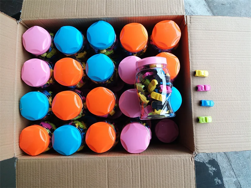 Mini Size Cheap Sharpener for Child 6 Colors Mixed Cool Car Shape Pencil Sharpener