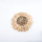 Sea Decor Decoration New Design Handmade Sea Grass Round Wall Decoration For Home Decoration