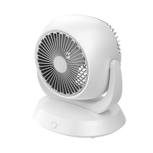 OEM ODM F3 white USB charging quiet desktop table cooling  circulation personal fan