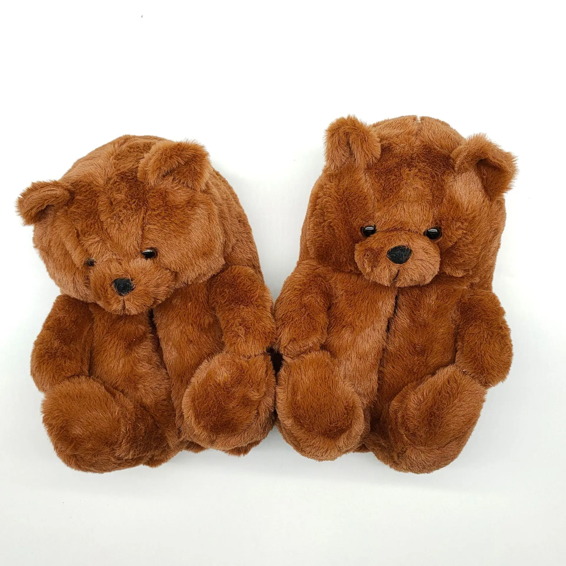 hug me teddy bear slippers