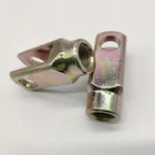 Forging Forging Part Custom Cold Extrusion Forging Yoke Spring Rod End With Clevis/Steel Color Plating U Fork Forging Part/galvanized Yoke Forging
