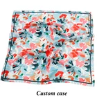 Scarves Scarf Silk Scarves Printing Service Designer Women Square Custom Silk Scarf With Logo