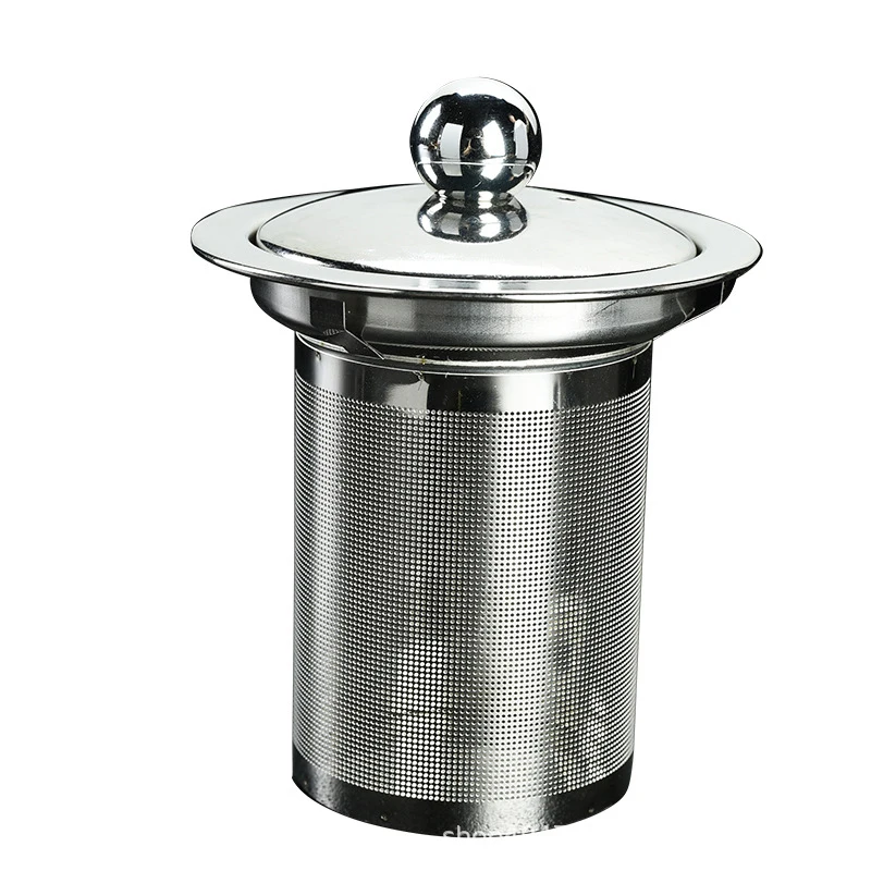 WHY157 304 Stainless Steel Reusable Tea Infuser Small Size Tea Strainer Teapot Loose Tea Filter Teaspoon