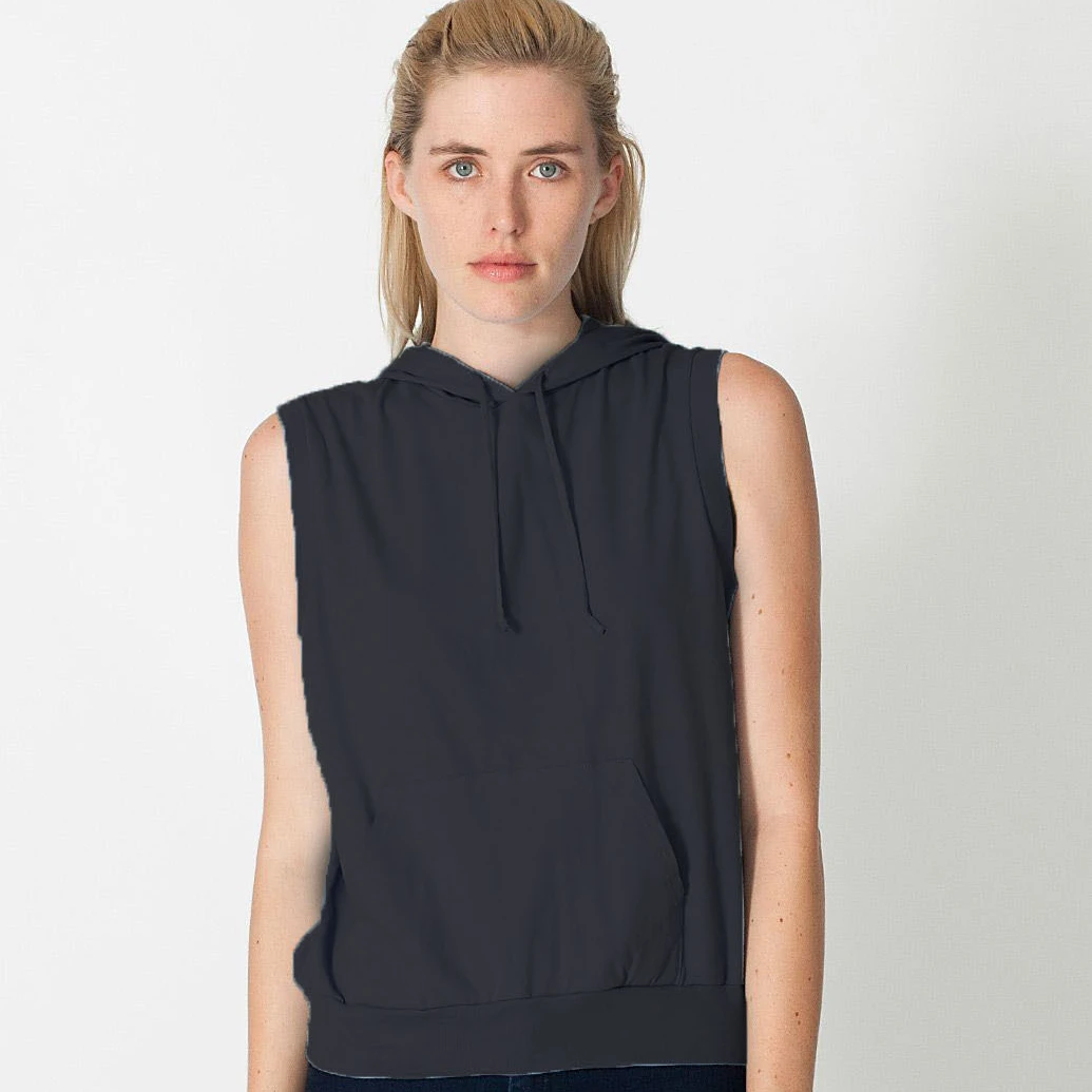 Tk202 Sports Casual Plain Hooded Short 
