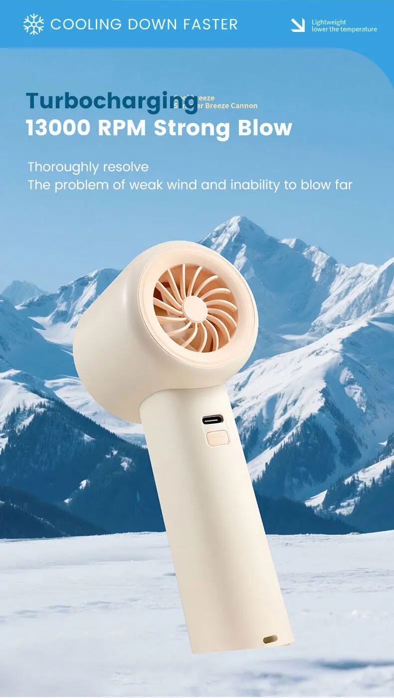 Mini Handheld Fan, IMYCOO, Portable - detail 8