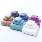 Towel Towels Manufacturers Hot Selling Custom Logo Towel Set Bath Linens Towels Bath 100% Cotton Toallas