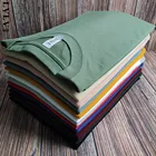 T Shirt Custom Logo 210g/240g Cotton Printing Embroidered Men T Shirt
